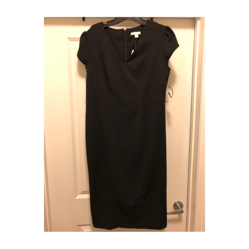 Black Sheath Midi Dress